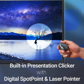Swiftpoint TRACPOINT Wireless Travel Mouse & Presentation Clicker