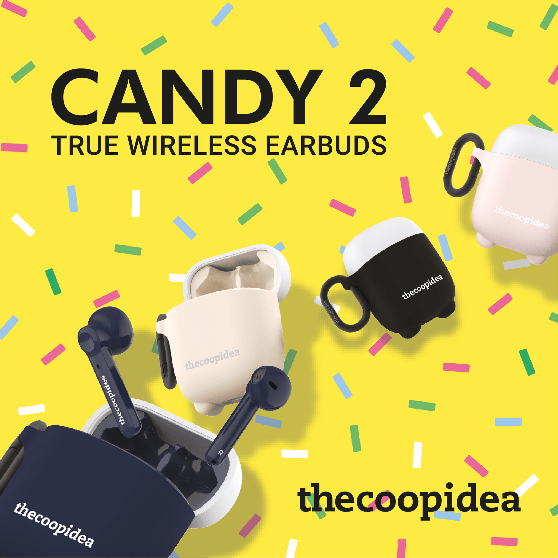 Thecoopidea Candy 2 True Wireless Earbuds