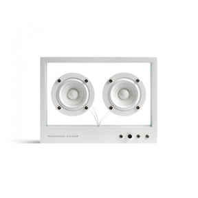Transparent Small Speaker White